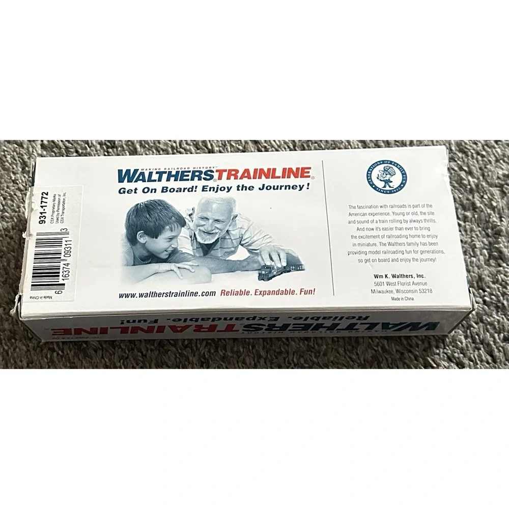 HO Train Wathers Trainline Chessie B&O 9300 Log Dump Car #931-1772